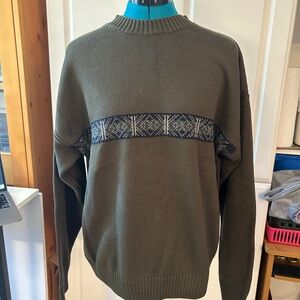 Nautica Mens Green Sweater Size M
